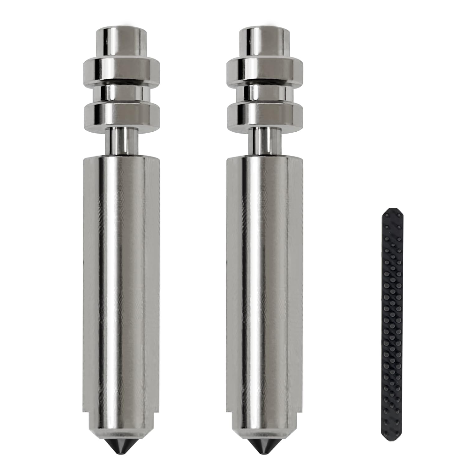 2PCS Kobra X 0.4mm Hotend Nozzles 3D Printer Assembled Extruder Kits- for Anycubic Kobra X All Metal Hot End/Printhead Replacement with Integrated Nozzle 1PC Nozzle Brush Hardened Steel Tips