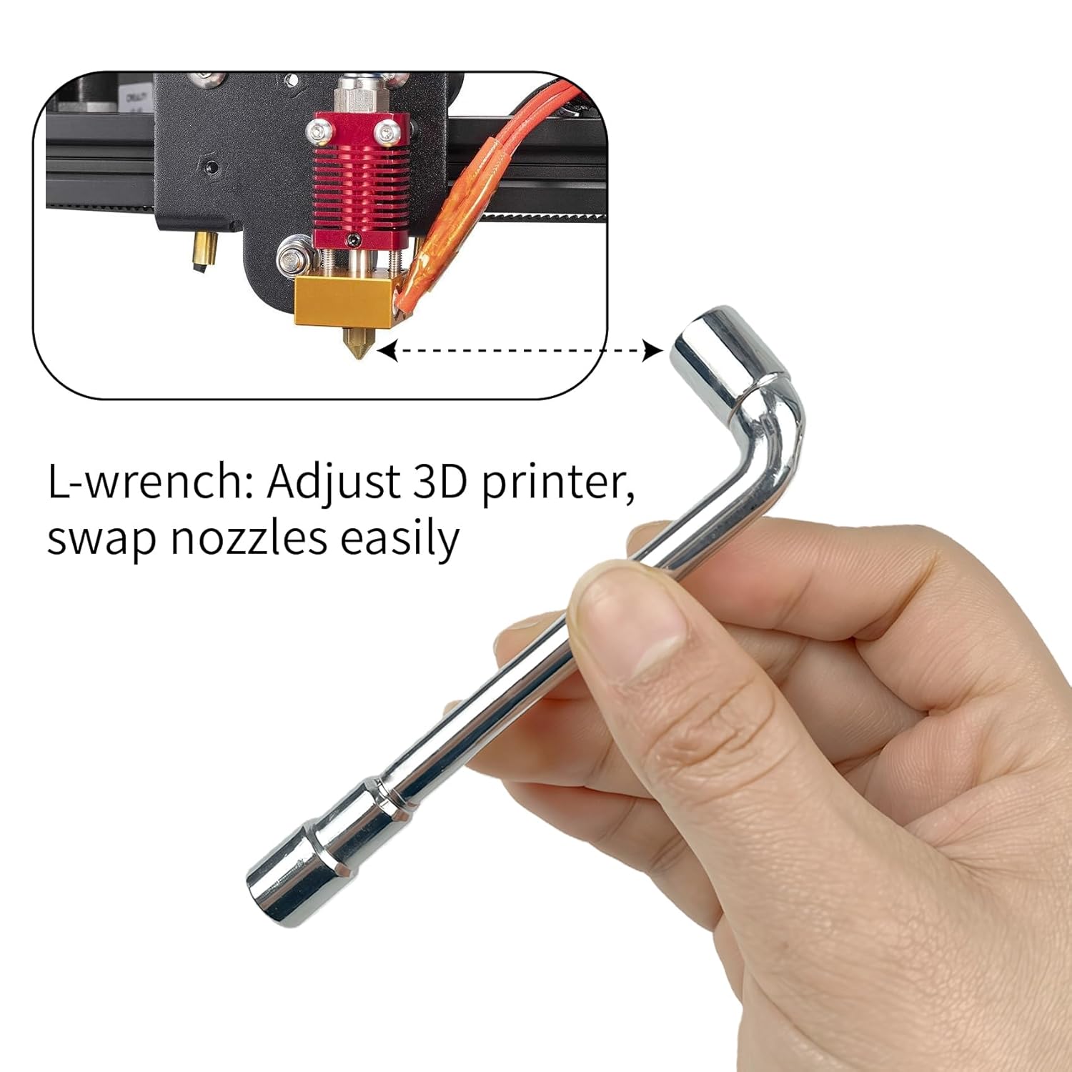 3D Printer Nozzle Cleaning Kit, 28Pcs 3D Printing Tool Kit Includes 10 Needle Cleaner Tools with Storage Box, 10 0.4mm Nozzles, 1 Tweezer, 3 Brushes, 1 L-Shaped Wrench, 2 Removal Scrapers