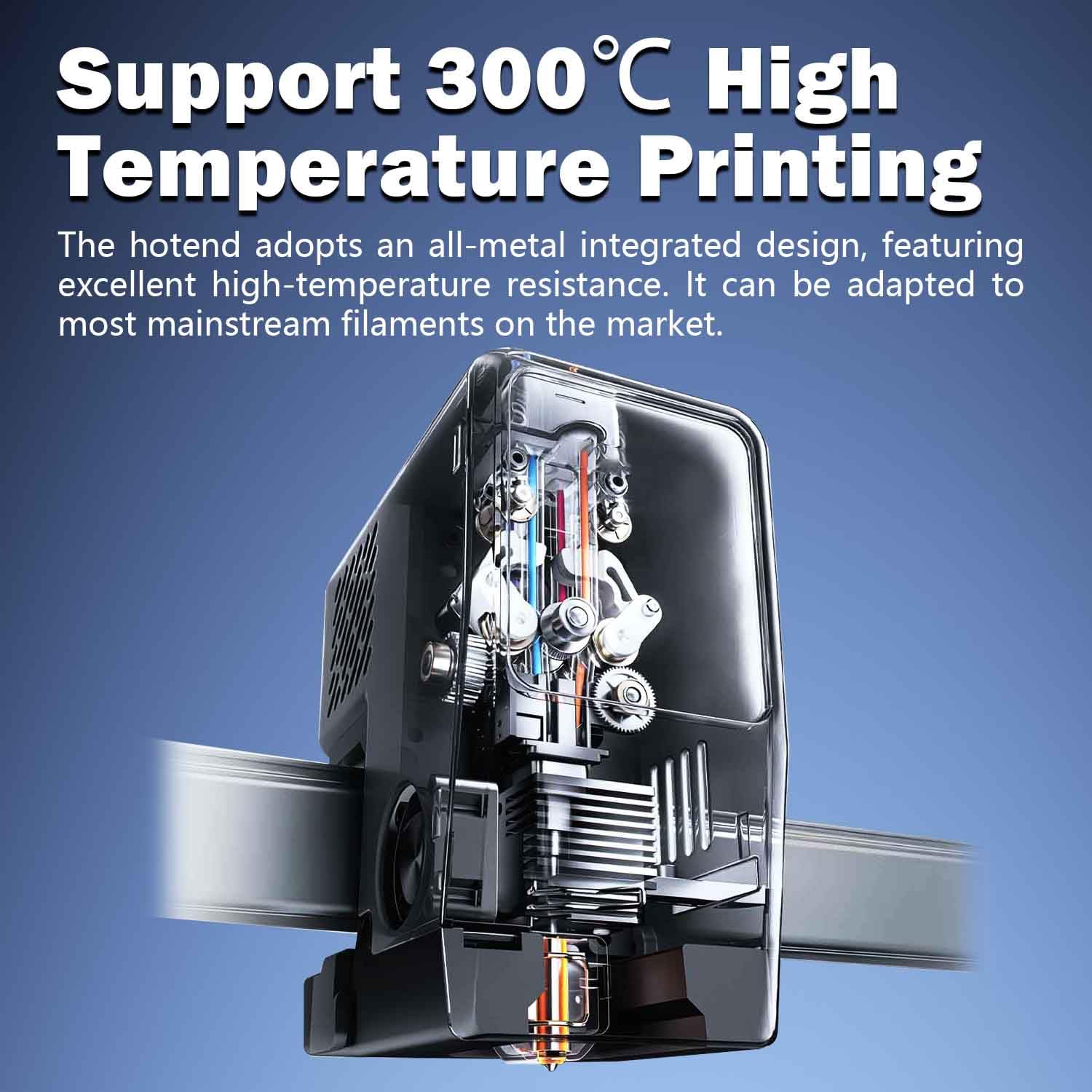 2PCS Kobra X 0.4mm Hotend Nozzles 3D Printer Assembled Extruder Kits- for Anycubic Kobra X All Metal Hot End/Printhead Replacement with Integrated Nozzle 1PC Nozzle Brush Hardened Steel Tips